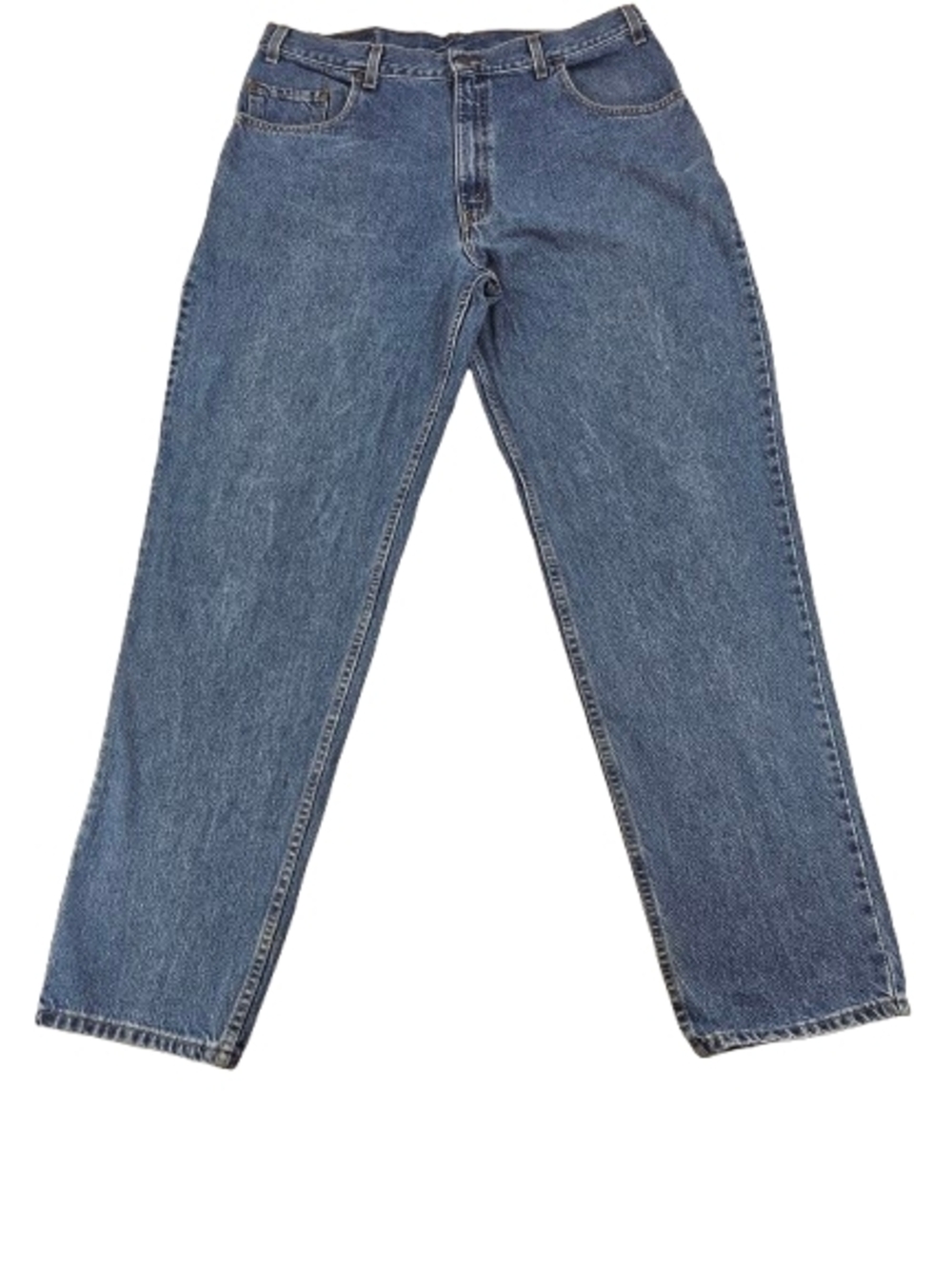 Levis 545 Loose Fit BROWN TAB VINTAGE 90s Men's 38X34 Tapered Denim Blue Jeans